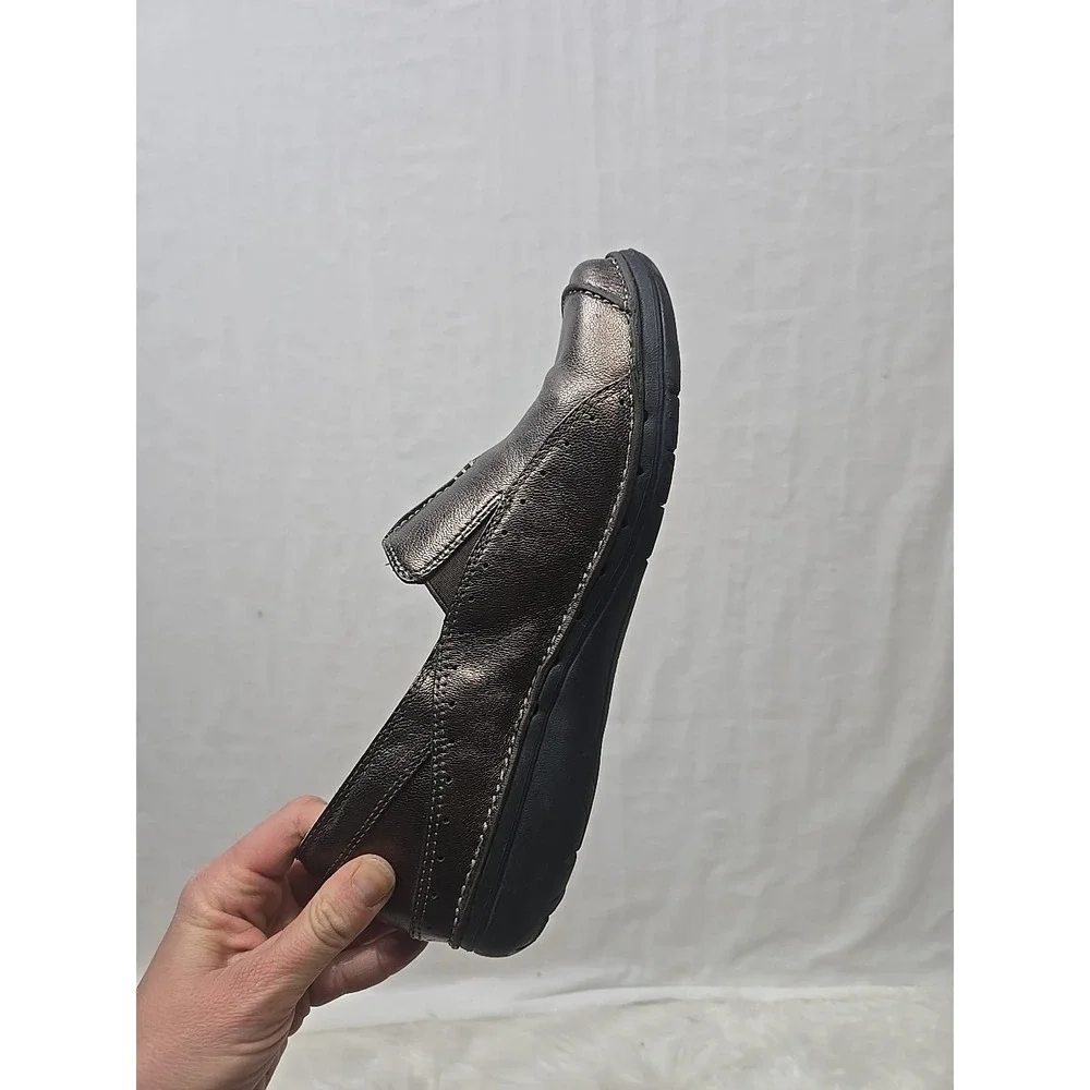 Clarks Unstructured‎ Loafers Women's Size 8.5 M Slip On Comfort Brown Leather